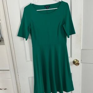 Lands' End Elegant Green Midi Dress